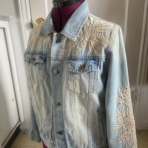 Johnny Was - Embroidered Denim Jacket